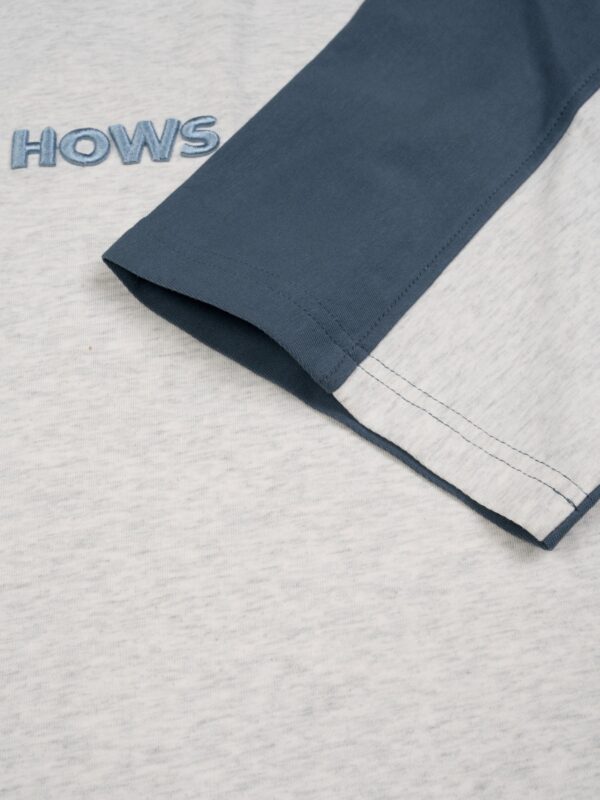 HOWS｜Urban Contrast Raglan T-shirt / Light GREY