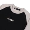 HOWS｜Urban Contrast Raglan T-shirt / Black