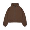 HOWS｜Hoodie Melton WOOL / Brown