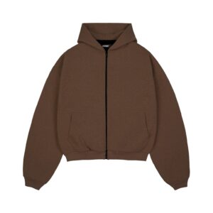 HOWS｜Hoodie Melton WOOL / Brown