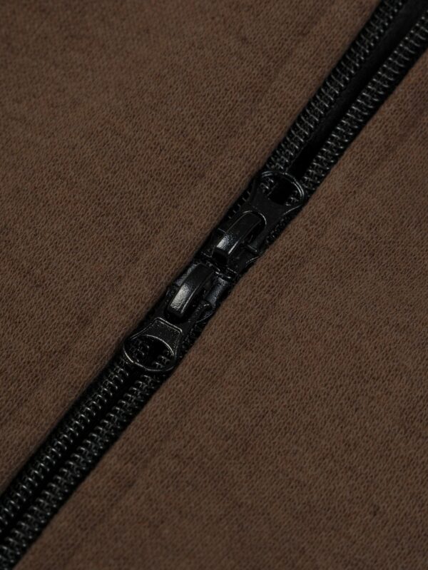 HOWS｜Hoodie Melton WOOL / Brown