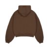 HOWS｜Hoodie Melton WOOL / Brown