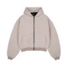 HOWS｜Hoodie Melton WOOL / Light GREY