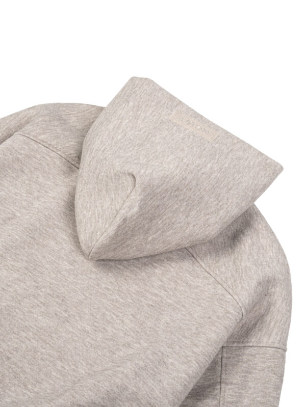 HOWS｜Hoodie Melton WOOL / Light GREY