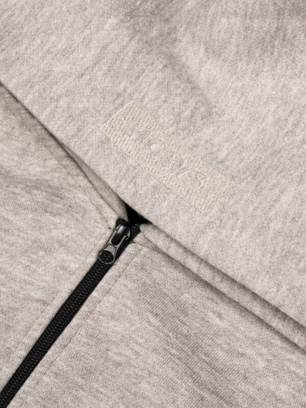HOWS｜Hoodie Melton WOOL / Light GREY
