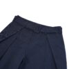 HOWS｜Silent Structure Pleated Pants WITH BELT / Striped NAVY
