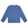 HOWS｜OLD School Striped POLO V.2 / NAVY X White