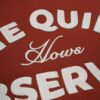 HOWS｜Quiet Obsever Hoodie / Brick RED