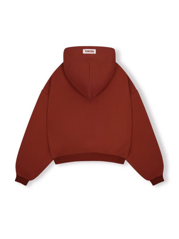 HOWS｜Quiet Obsever Hoodie / Brick RED