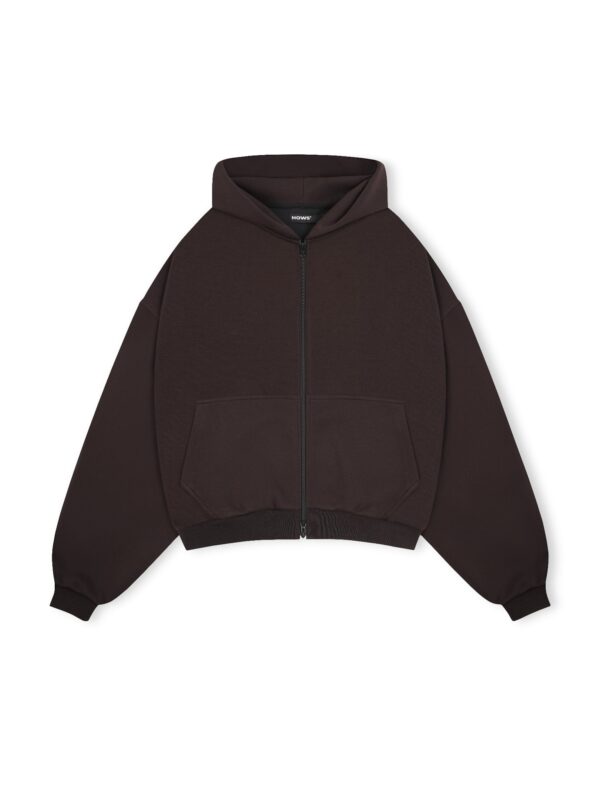 HOWS｜Hoodie Melton WOOL / Cacao