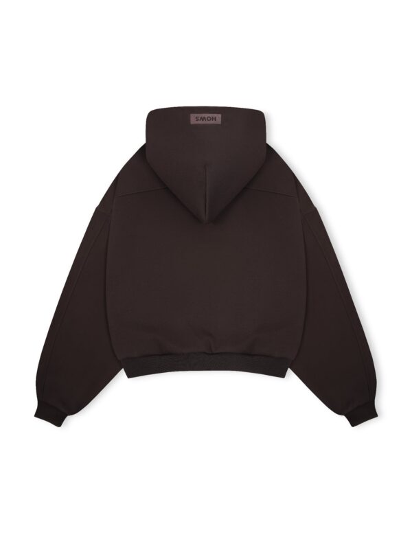 HOWS｜Hoodie Melton WOOL / Cacao