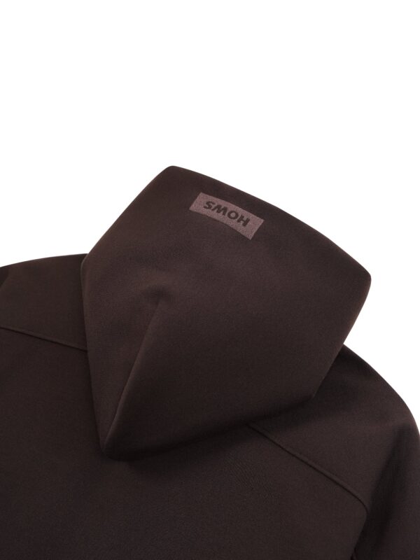 HOWS｜Hoodie Melton WOOL / Cacao