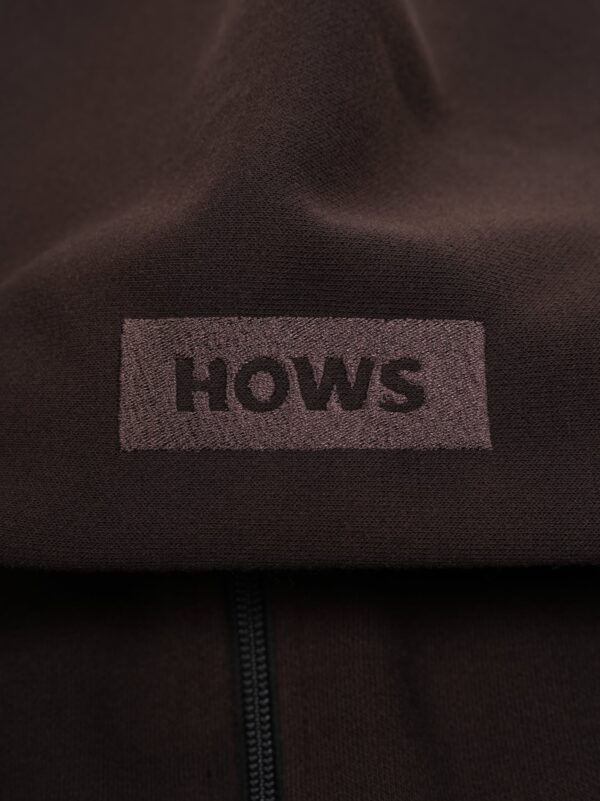 HOWS｜Hoodie Melton WOOL / Cacao