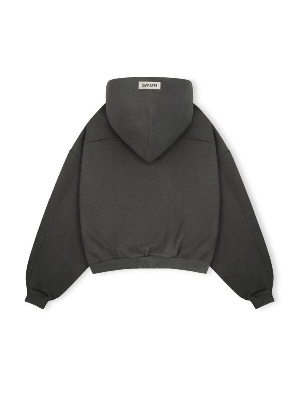 HOWS｜Hoodie Melton WOOL / MOSS