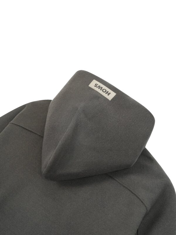 HOWS｜Hoodie Melton WOOL / MOSS
