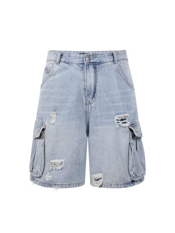 HOWS｜DARK Horse JEAN WASH Short / Light BLUE
