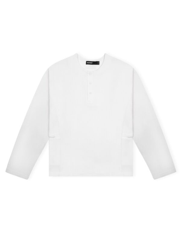 HOWS｜Sculpt Henley / Cream