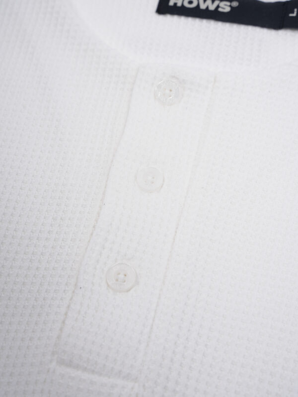HOWS｜Sculpt Henley / Cream