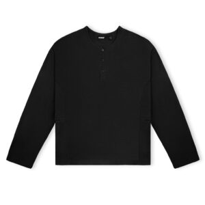 HOWS｜Sculpt Henley / Black