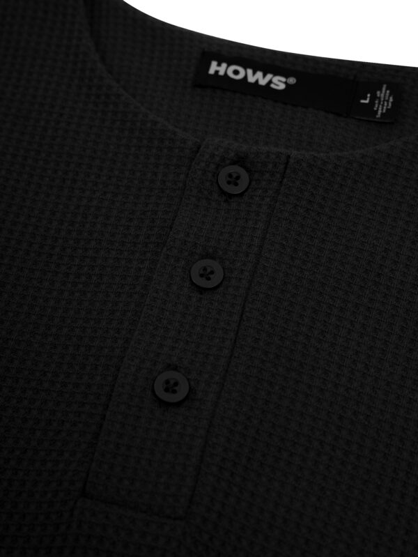 HOWS｜Sculpt Henley / Black