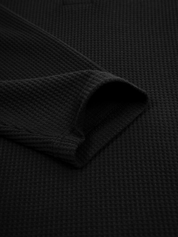HOWS｜Sculpt Henley / Black