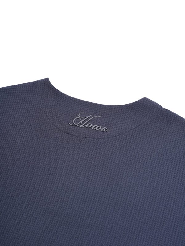 HOWS｜Sculpt Henley / BLUE GREY
