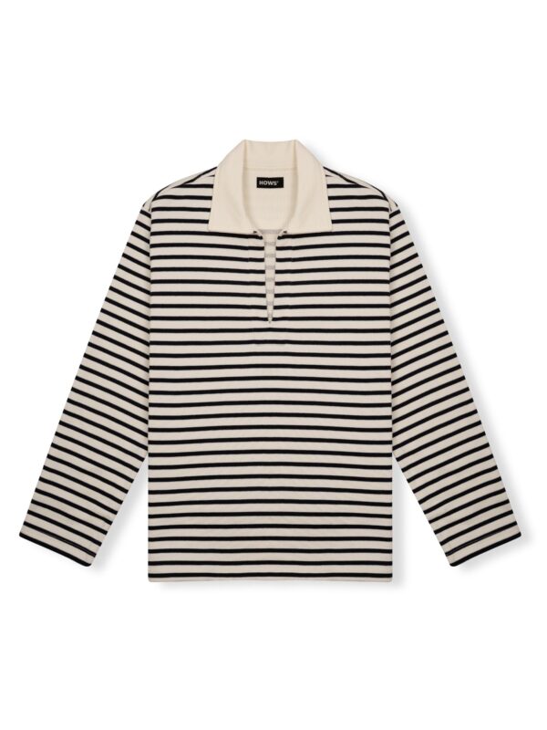 HOWS｜Urban Striped Classic Sweater / NAVY