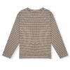 HOWS｜Striped Henley LONG Sleeve T-shirt / Cream