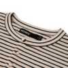 HOWS｜Striped Henley LONG Sleeve T-shirt / Cream