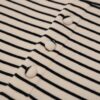 HOWS｜Striped Henley LONG Sleeve T-shirt / Cream