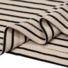 HOWS｜Striped Henley LONG Sleeve T-shirt / Cream