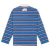 HOWS｜OLD School Striped LONG Sleeve POLO / NAVY X White