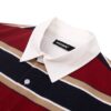 HOWS｜OLD School Striped POLO / RED X NAVY