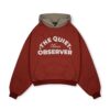 HOWS｜Quiet Obsever Hoodie / RED
