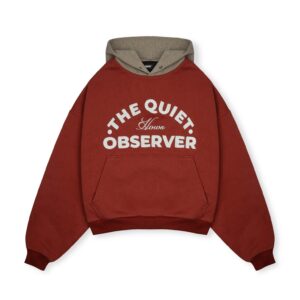 HOWS｜Quiet Obsever Hoodie / RED