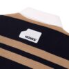 HOWS｜OLD School Striped LONG Sleeve POLO / Brown X NAVY