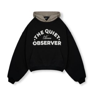HOWS｜Quiet Obsever Hoodie / Black