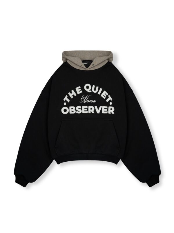 HOWS｜Quiet Obsever Hoodie / Black