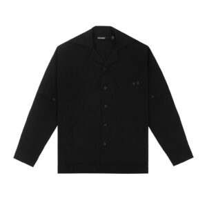 HOWS｜Layered Detail BOXY Shirt / Black