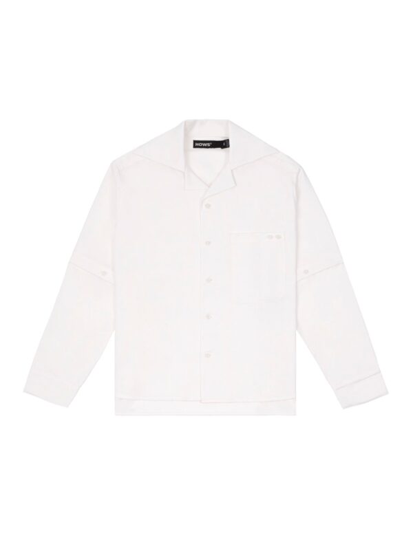 HOWS｜Layered Detail BOXY Shirt / White