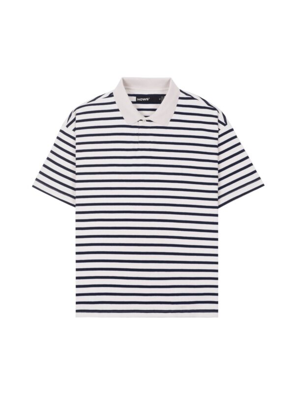 HOWS｜Striped POLO / BLUE
