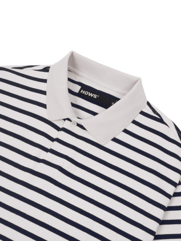 HOWS｜Striped POLO / BLUE