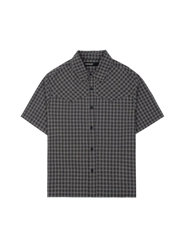 HOWS｜BOXY Plaid Shirt / DARK MOSS