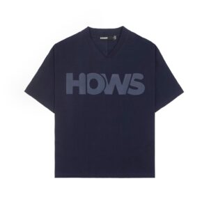HOWS｜Relaxed THE Noise V-neck / DARK BLUE