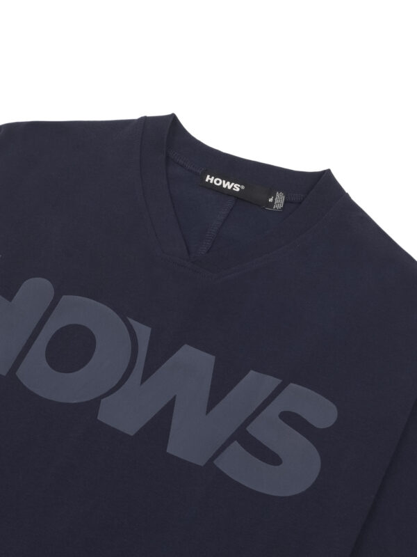 HOWS｜Relaxed THE Noise V-neck / DARK BLUE
