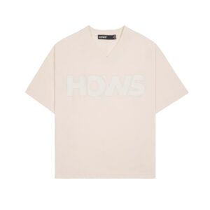 HOWS｜Relaxed THE Noise V-neck / MILK