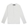HOWS｜Waffle LONG Sleeve Henley / White
