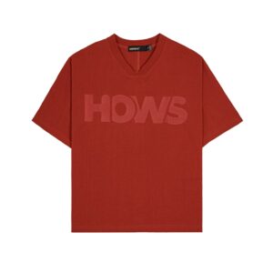 HOWS｜Relaxed THE Noise V-neck / RED