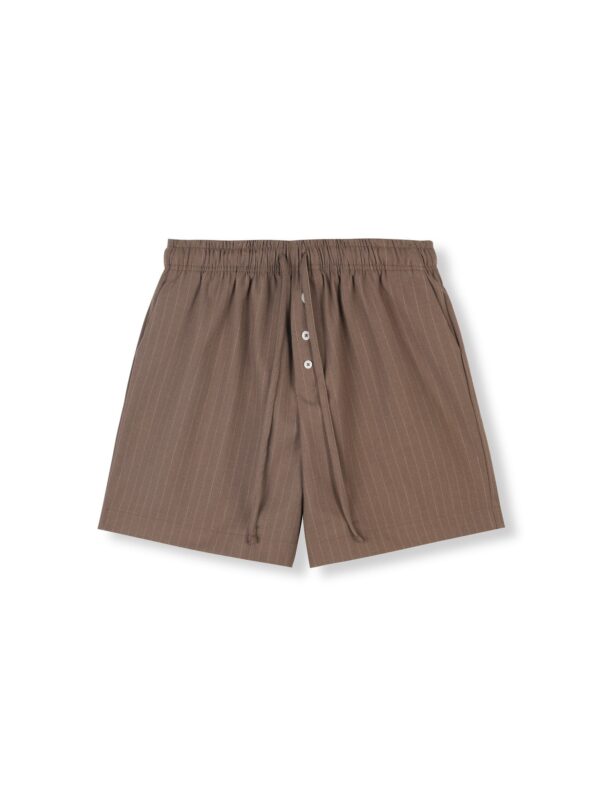 HOWS｜Urban Pinstripe Shorts / Brown