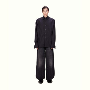 duc-double-layer-black-shirt-1 Duc Studio DOUBLE-LAYER BLACK SHIRT